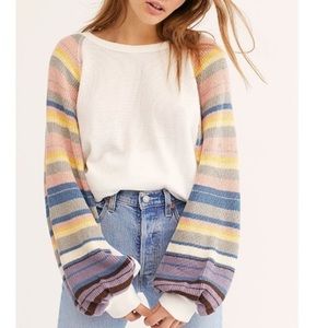 Free People Rainbow Dreams Sweater